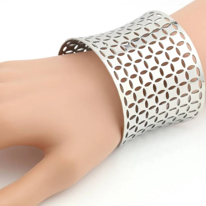 accessory Edgy Contemporary Cut Out Cuff Bracelet Etsy - UnitedEleganceStyles $27.99