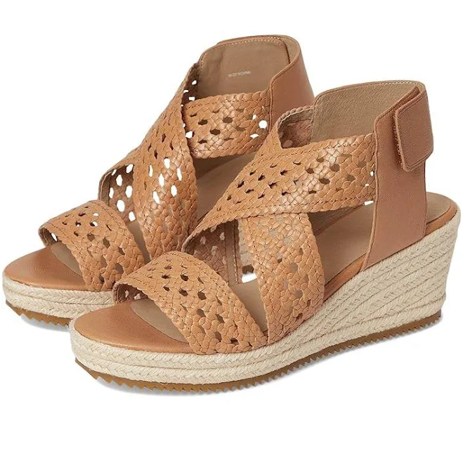 shoes Eileen Fisher Women's Willow Espadrille Wedge Sandals Zappos.com $70.5