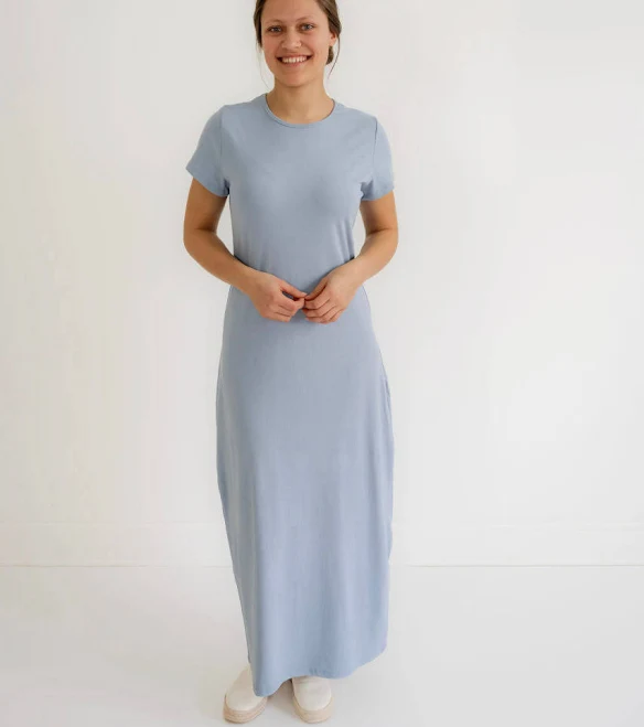 dress Elle Knit T-Shirt Dress Salt & Honey $64.99