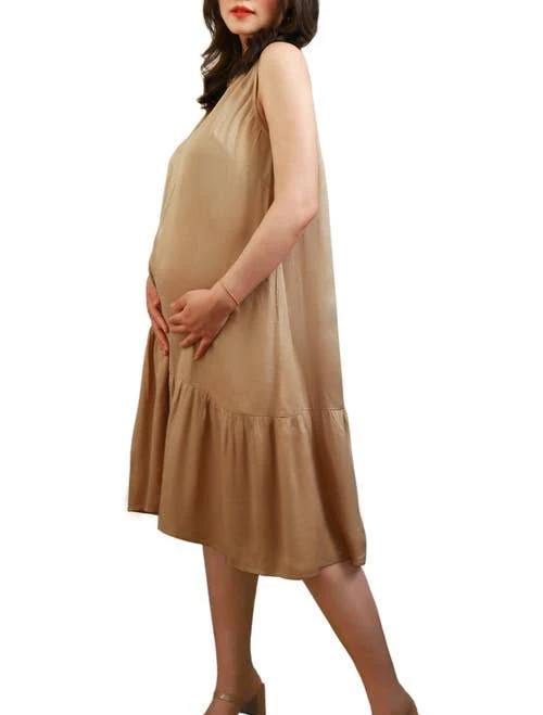 maternity dress Emilia George Women's Violette Satin Maternity/Nursing Dress Nordstrom $179