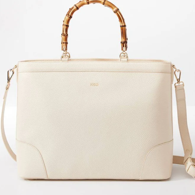 bag Emily Bamboo Leather Tote Mark and Graham $159.99