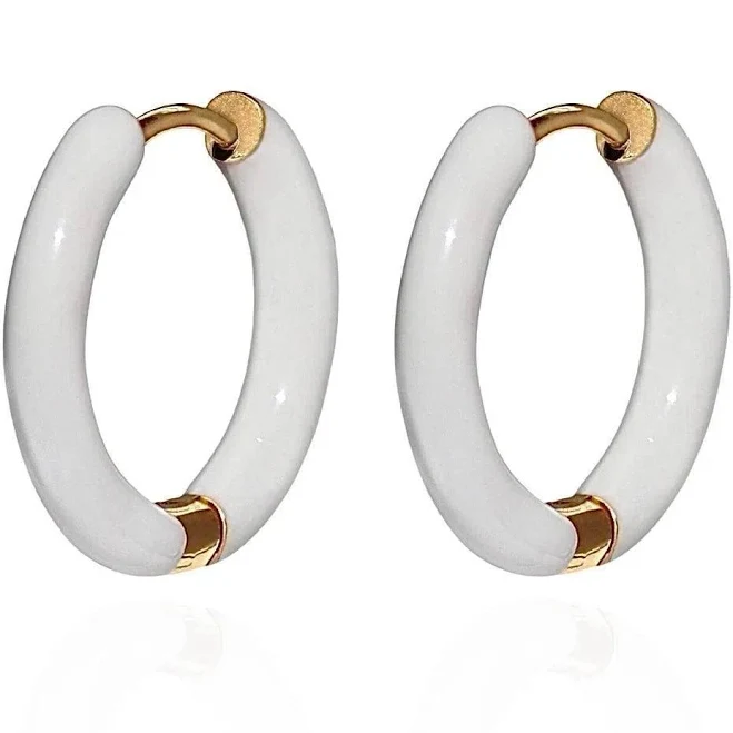 accessory Enamel Hoops Cords Club $24