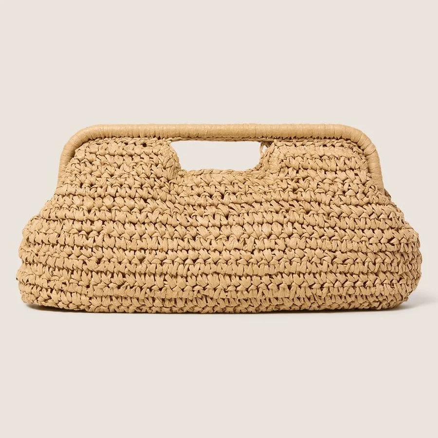 bag Evereve Beckett Raffia Clutch Bag Evereve $78