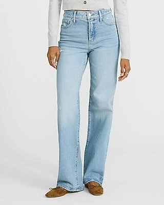 jeans Express Women's High Waisted Relaxed Straight Jeans Express $66