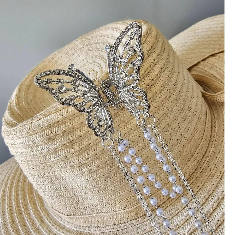 accessory Fairy Rhinestone Butterfly Hair Clip Etsy - Seller $29.96