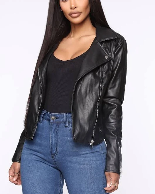 outerwear Fashion Nova Never Average Moto Jacket Fashion Nova $22