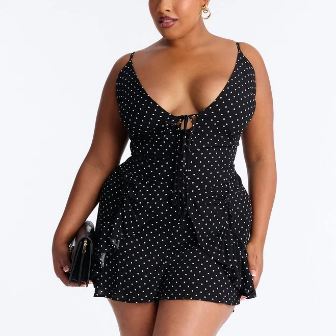 romper Fashion Nova Women's Itsy Bitsy Polka Dot Romper Fashion Nova $25.99