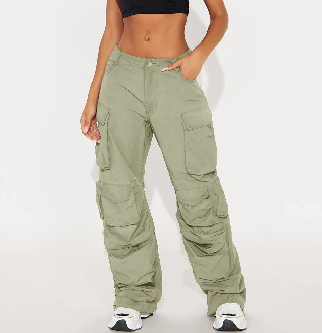 cargo pants Fashion Nova Women's Talk It Up Oversized Cargo Pants Fashion Nova $27.5