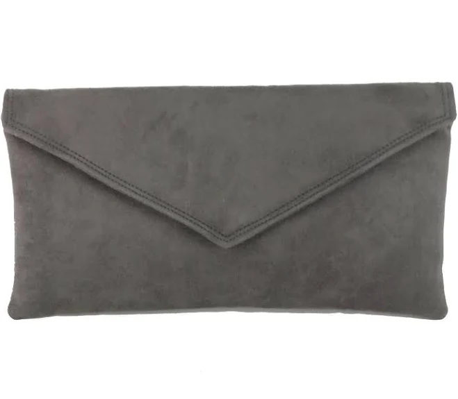 bag Faux Suede Clutch Bag Etsy - Seller $38.08