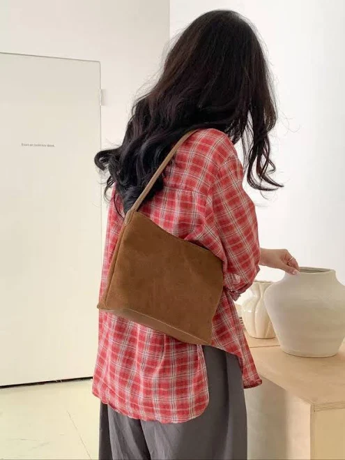 bag Faux Suede Hobo Tote Purse Etsy - Seller $36.99
