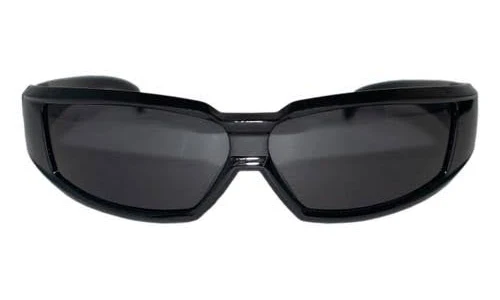 accessory Fifth & Ninth Ford 59mm Polarized Wraparound Sunglasses in Black/Black at Nordstrom Nordstrom $49