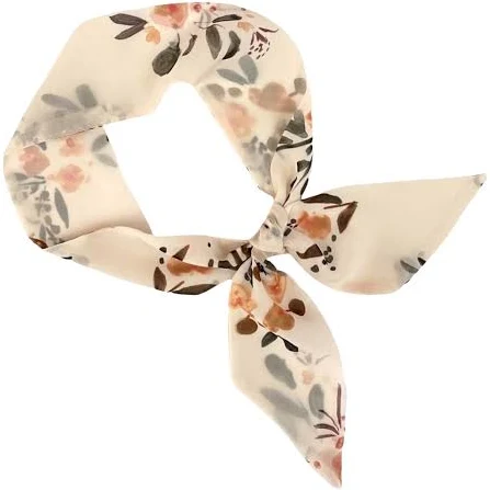 accessory Floral Skinny Scarf Etsy - ShopPoePoe $19.2
