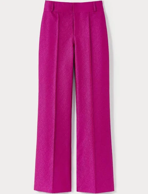 pants Fuchsia crepe straight pants Destree $480