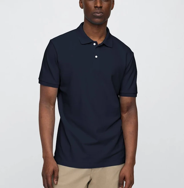 top Gap Men's Pique Polo Shirt Gap Factory $13.99