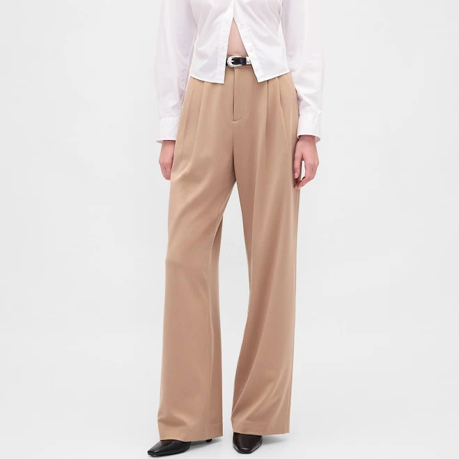 pants Gap Women's 365 High Rise Pleated Trousers Gap $53
