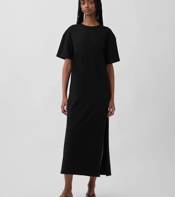 dress Gap Women's Heavyweight Oversized Maxi T-Shirt Dress Gap $63