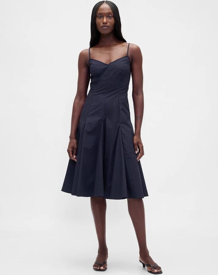 dress Gap Women's Seamed V-Neck Midi Dress Gap $59