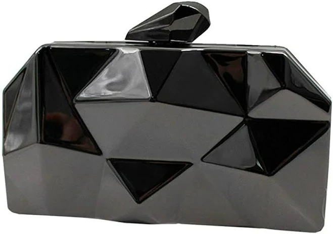 bag Geometric Lattice Metal Clutch Purse eBay - emily_varieties $30