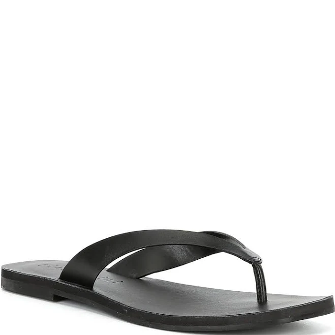 shoes Gianni Bini Women's Steffan Leather Thong Sandals Dillard's $49.99