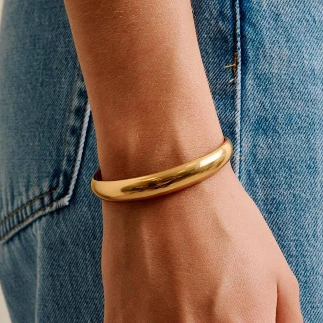 accessory Gold Bold Cuff Bracelet Etsy - Asterodea $52.09