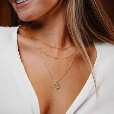 accessory Gold Layered Coin Necklace Set eBay $19.99