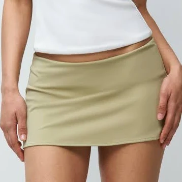 ultra-mini skirts GUIZIO Micro Mini Stretch Skirt Guizio $78