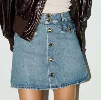 skirt H&M Ladies A-Line Denim Mini Skirt H&M $39.99