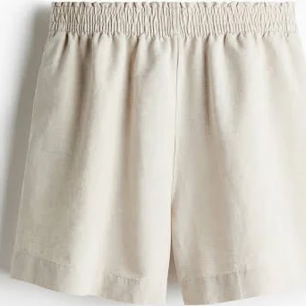bottoms H&M Ladies Linen-Blend Shorts H&M $19.99