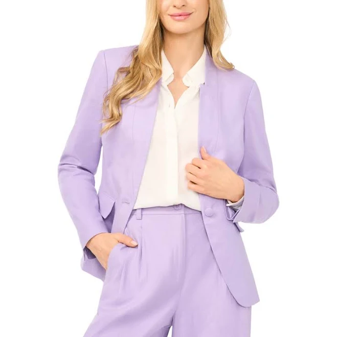 blazer Halogen Women's Inverted Lapel Linen Blend Blazer Nordstrom $129
