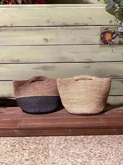 bag Handmade Straw Raffia Handbag Etsy - Seller $59