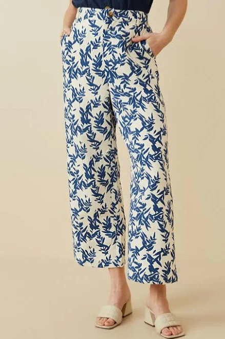pants Hayden Los Angeles Women's Boho Inspired Wideleg Floral Pants Hayden LA $39