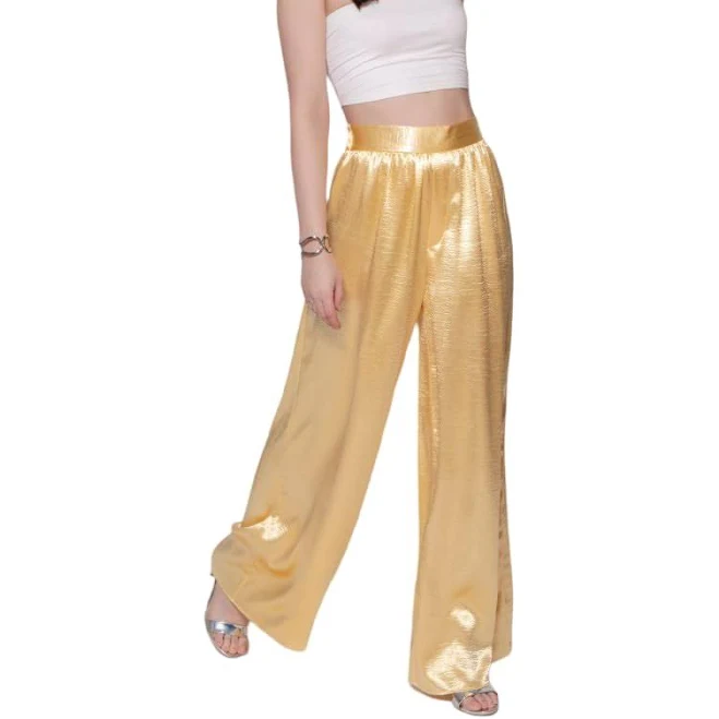 pants High-Waisted Wide-Leg Satin Pants marcelmae.com $32