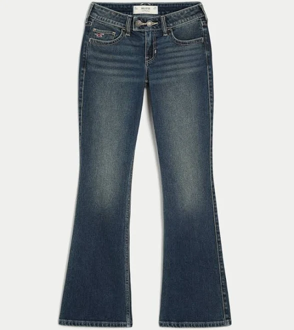 trousers Hollister Women's Low-Rise Bootcut Jeans Hollister Co - Official $59.95