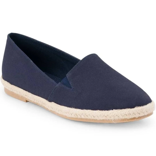 shoes House of Bruar Ladies Canvas Slip-On Espadrilles The House of Bruar $50