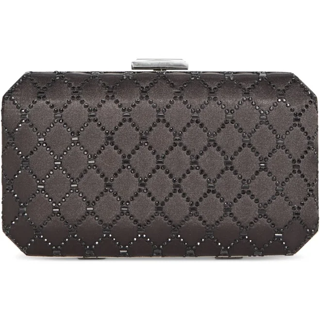 bag INC International Concepts Sasha Satin Sparkle Clutch Macy's $55.65