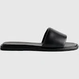 shoes Italian Leather Slide Sandal Quince $72