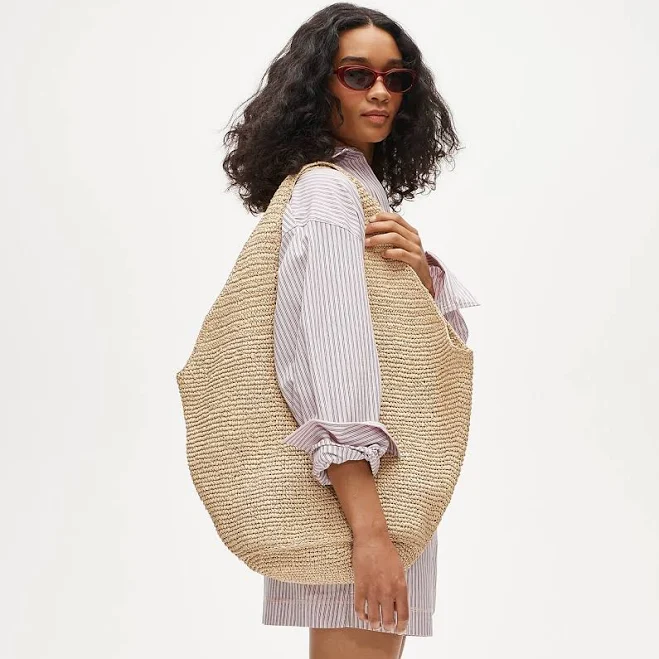 bag J.Crew Women's Large Handknotted Straw Tote J.Crew $116.5