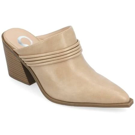 shoes Journee Collection Women's Jinny Pointed Toe Block Mules Walmart - Dress My Best $49.5