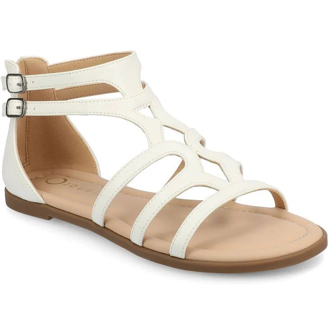 heels Journee Collection Women's Journee Genneva Flat Sandals Kohl's $32.39