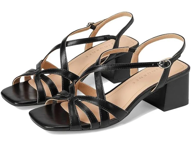shoes Journee Women's Shyla Block Heel Slingback Sandals Zappos.com $37.49