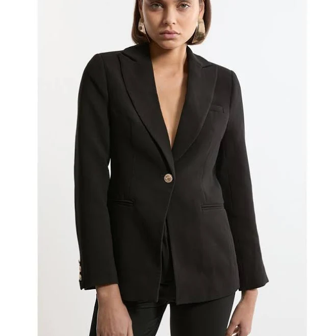 blazer Karen Millen Women's Compact Stretch Single Breasted Tailored Blazer Nordstrom $241