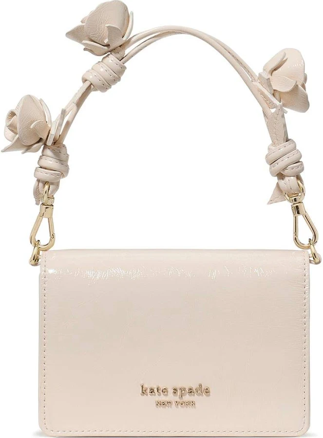 bag Kate Spade Natasha Patent Leather Rose Strap Mini Bag Nordstrom $148