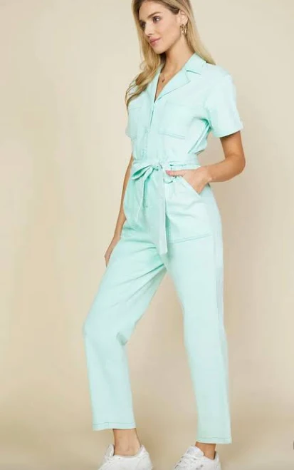 jumpsuit Kendall Utility Jumpsuit Blush Orchard Park $39