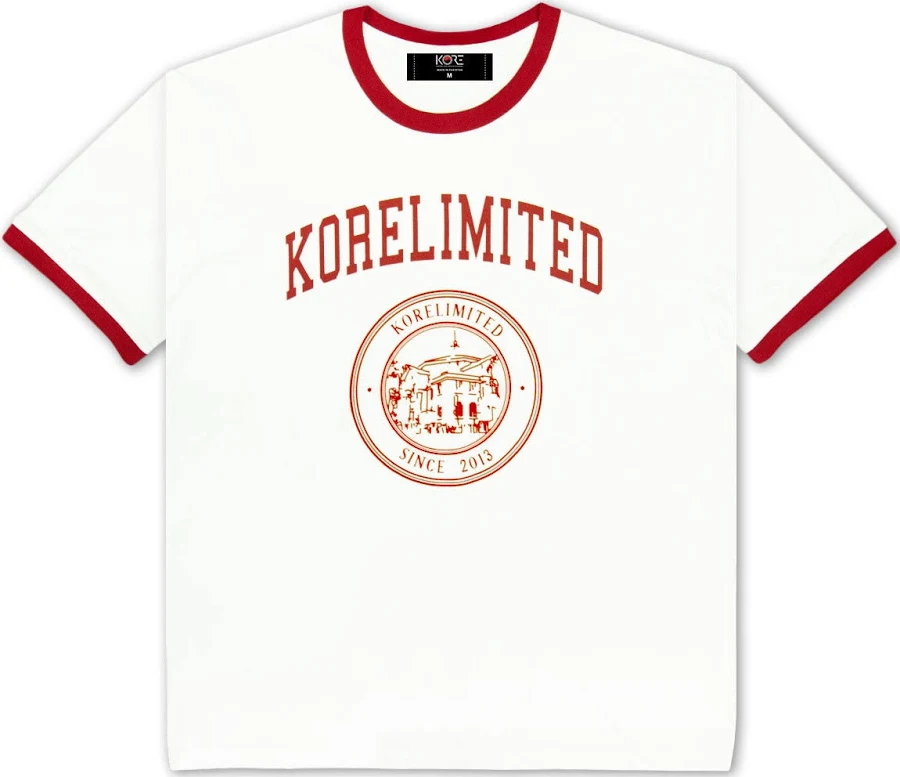 top Korean Culture Cropped Ringer Tee korelimited.com $42
