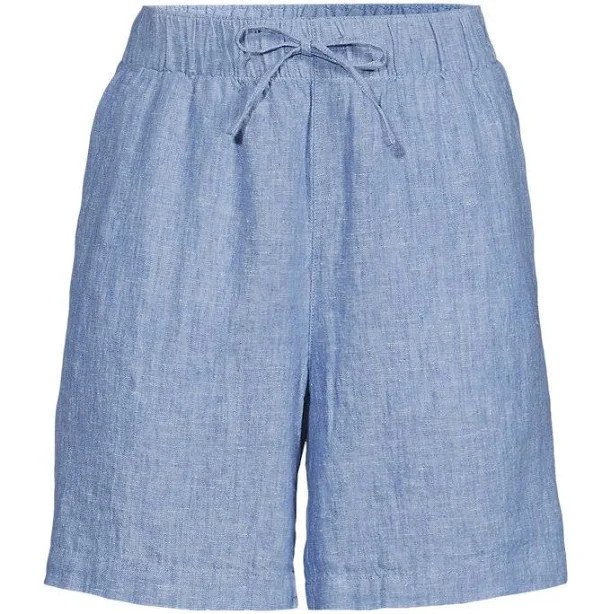 matching set Lands' End Women's High Rise Pull On Linen Shorts Lands' End $37.47