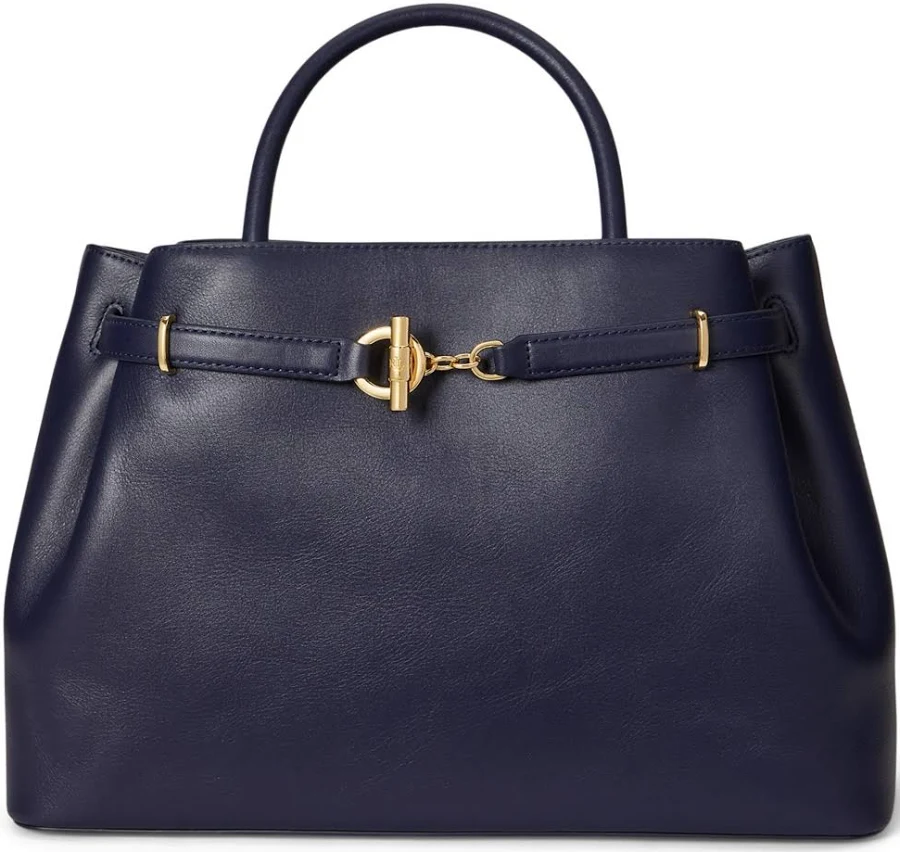 bag Lauren Ralph Lauren Leather Large Blaike Satchel Women's Macy's $270