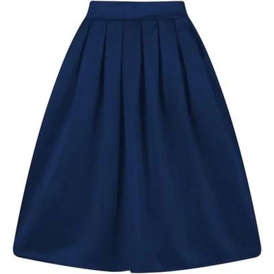 skirt LEVEN Women's Vintage High-Waist Pleated Midi Skirt Target $72.99