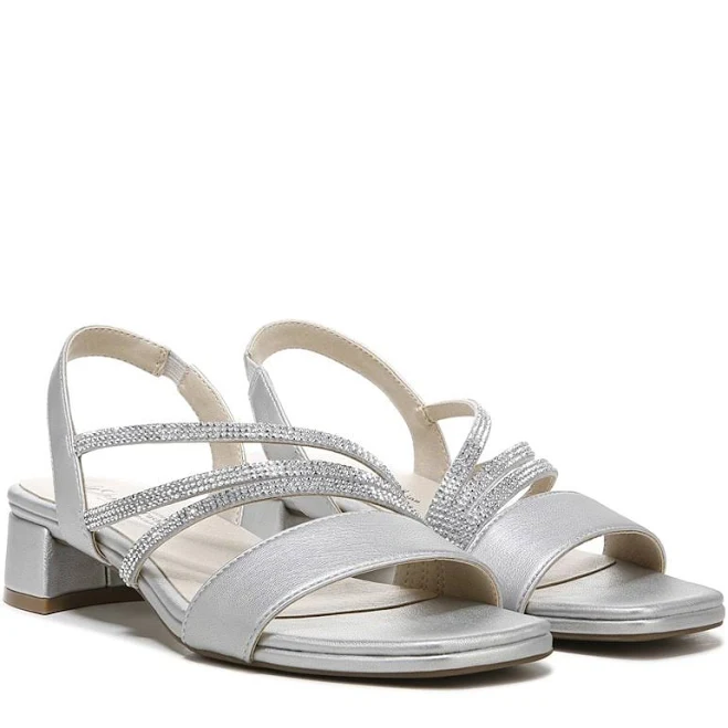 shoes LifeStride Women's Joy Block Slingback Sandals Famous Footwear $49.99