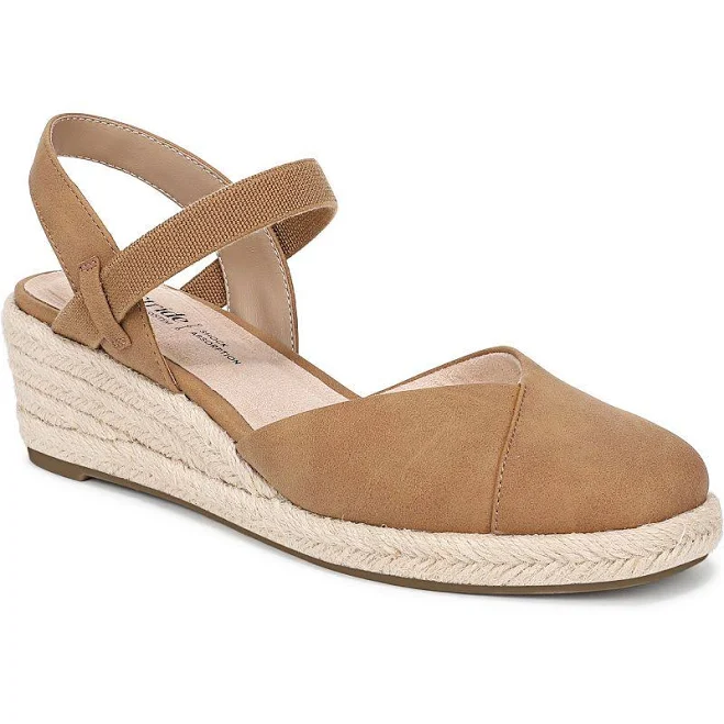 shoes LifeStride Women's Pilar Espadrille Wedge Sandals with Soft System Comfort Technology Kohl's $47.59