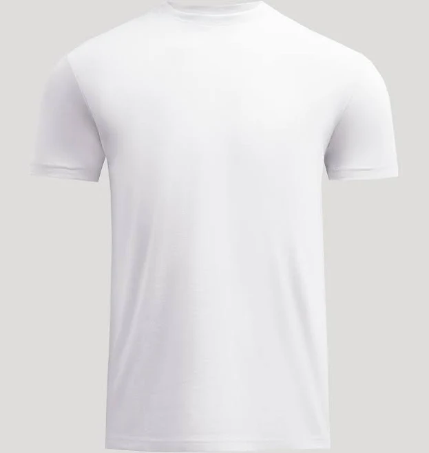 top Light Heather Gray Crew Neck T-Shirt True Classic $29.99